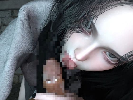 【100円動画】夏の終わりに貞子の手コキフェラ【約5分】 サンプル2