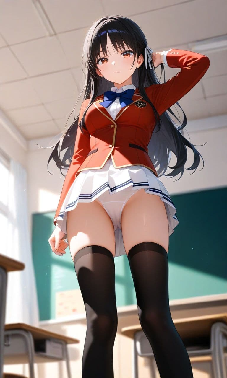 突然堀北にフェラチオされたので最後までヤってしまった綾小路 サンプル1