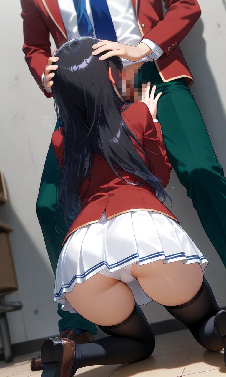 突然堀北にフェラチオされたので最後までヤってしまった綾小路 サンプル6
