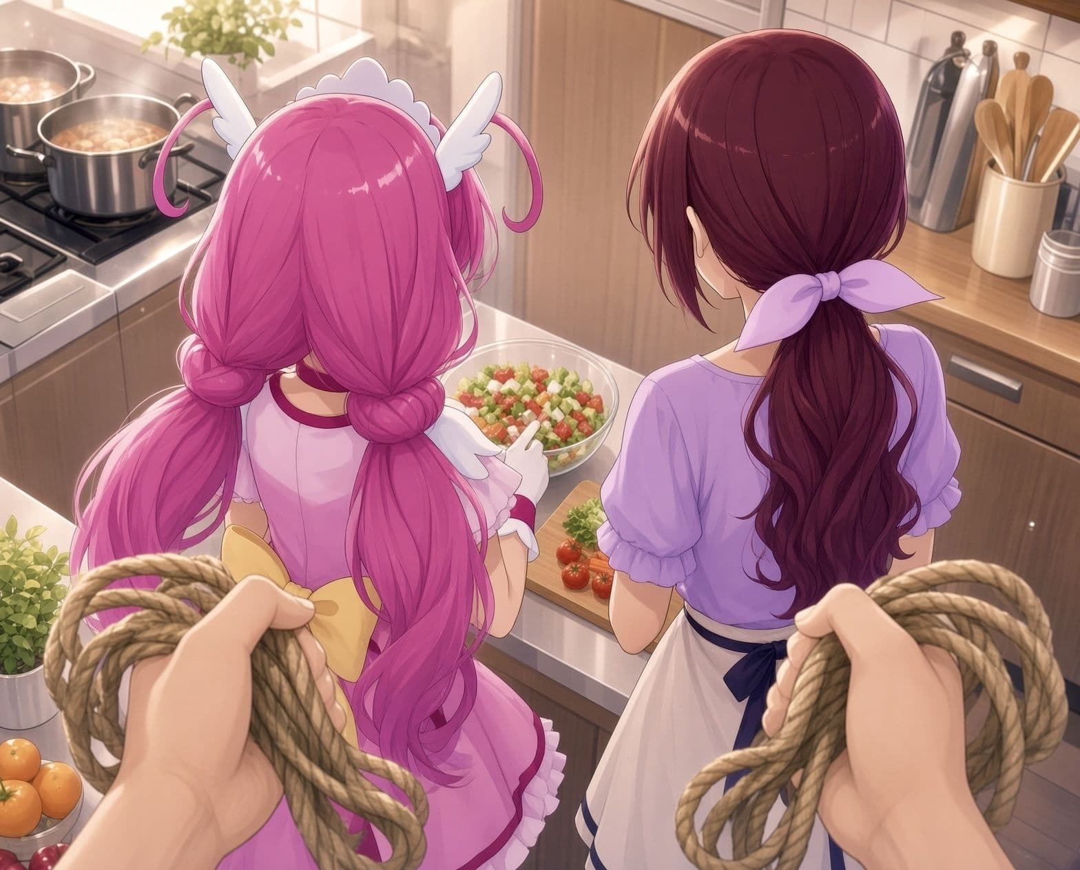 星の空・母娘縛り サンプル2