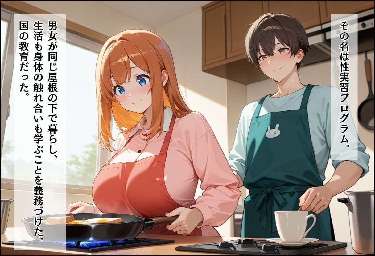 性実習プログラムーセックスが義務教育になった話〜ご奉仕メイドと発情巫女のW中出し編〜 サンプル2