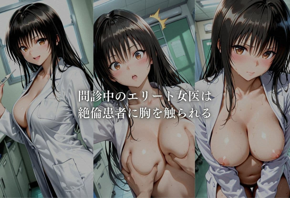 絶倫患者のチンポでガチイキするエリート女医 サンプル4