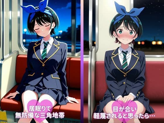 終電でHなJ○と2人きり 〜更○瑠夏〜 サンプル1