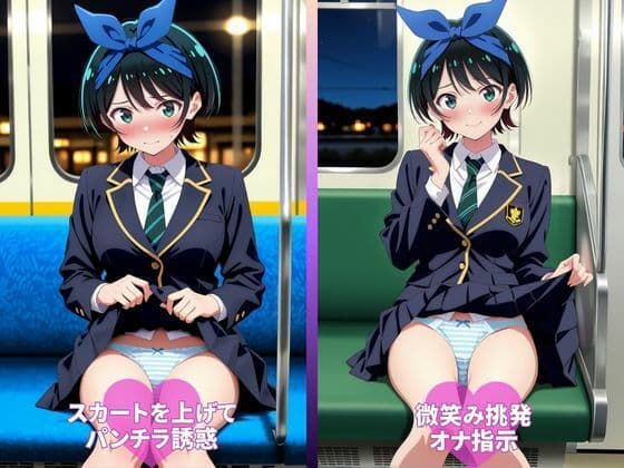 終電でHなJ○と2人きり 〜更○瑠夏〜 サンプル2
