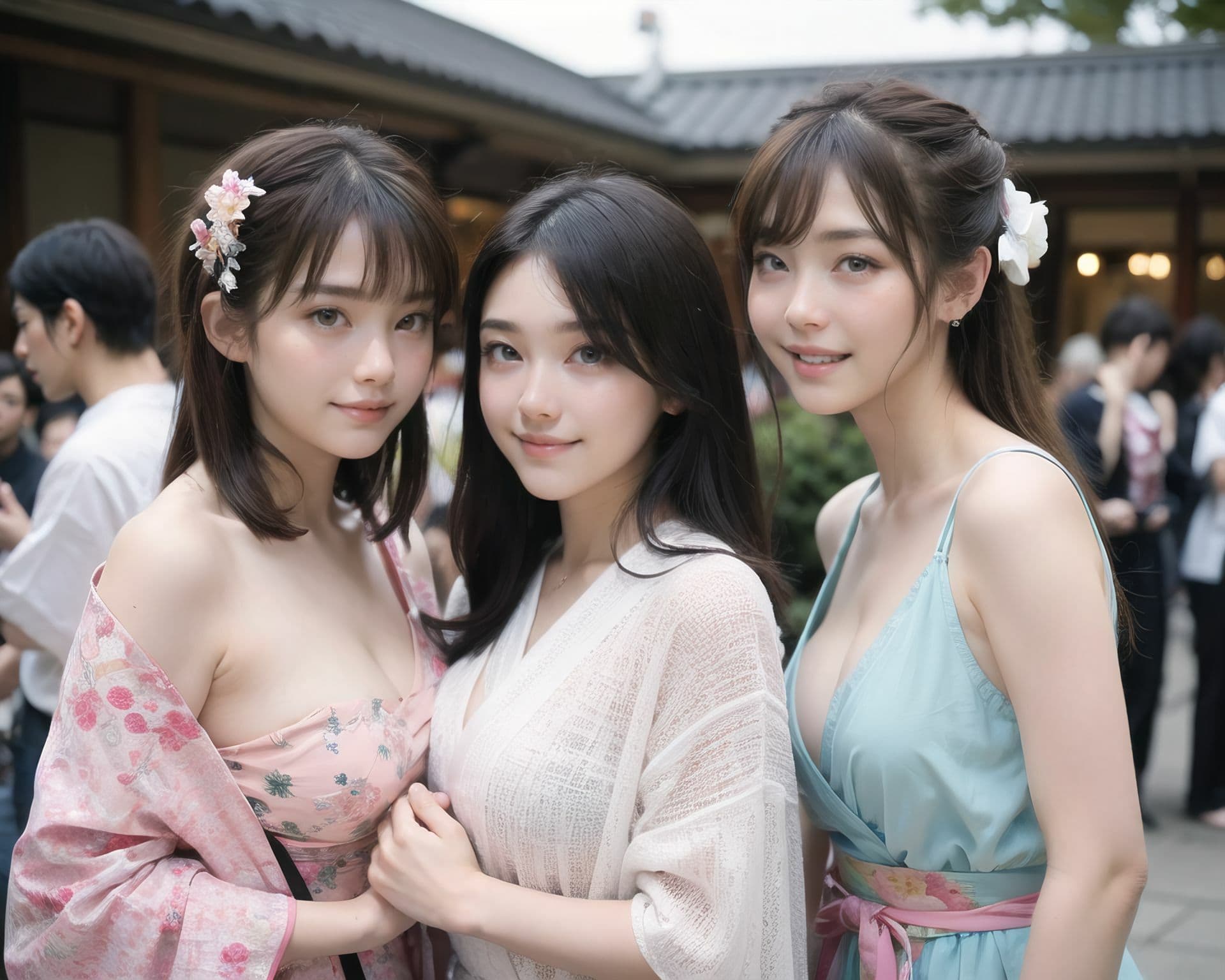 AI美少女写真集 素顔の RUNA - （7） 〜夜の提灯に溶ける、もうひとつの距離〜 サンプル1