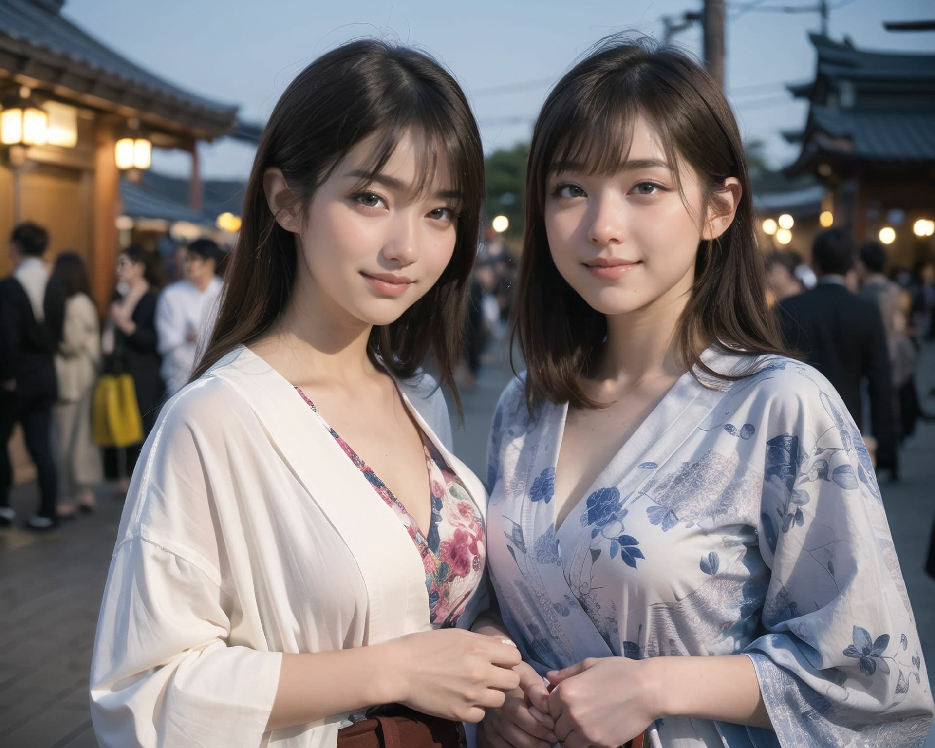 AI美少女写真集 素顔の RUNA - （7） 〜夜の提灯に溶ける、もうひとつの距離〜 サンプル4