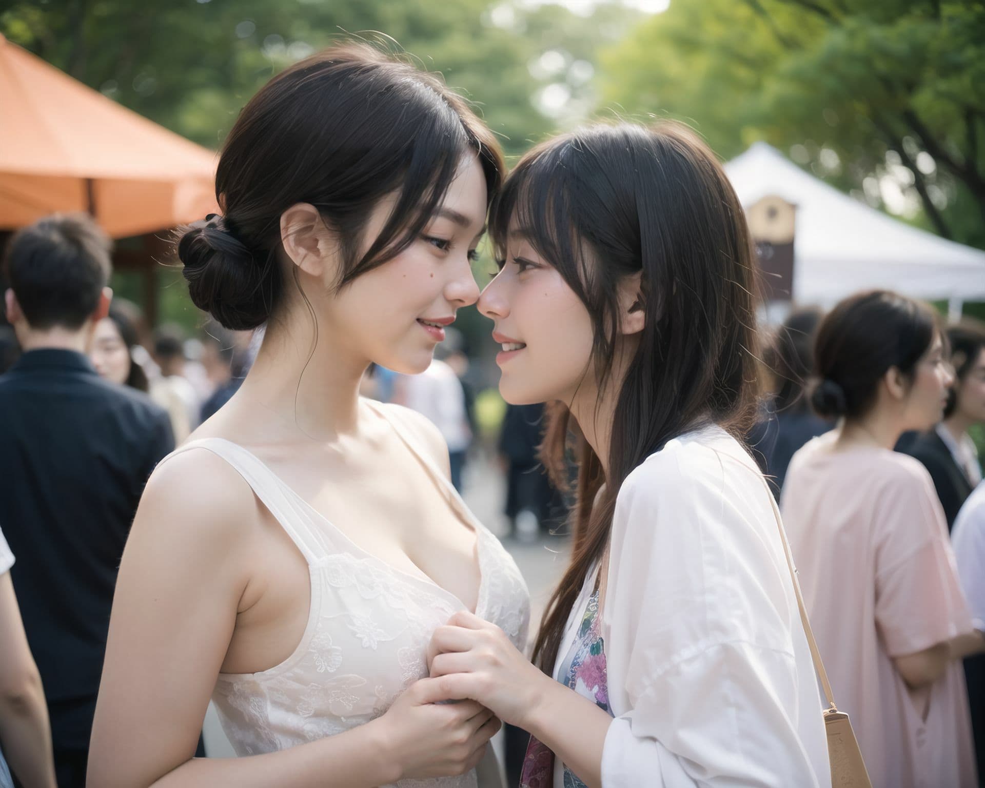 AI美少女写真集 素顔の RUNA - （7） 〜夜の提灯に溶ける、もうひとつの距離〜 サンプル8