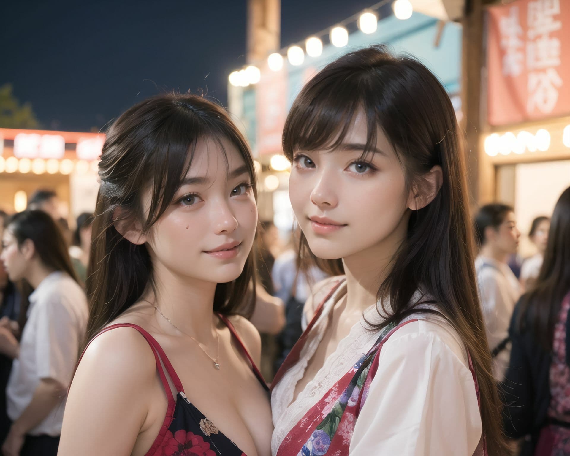 AI美少女写真集 素顔の RUNA - （7） 〜夜の提灯に溶ける、もうひとつの距離〜 サンプル9