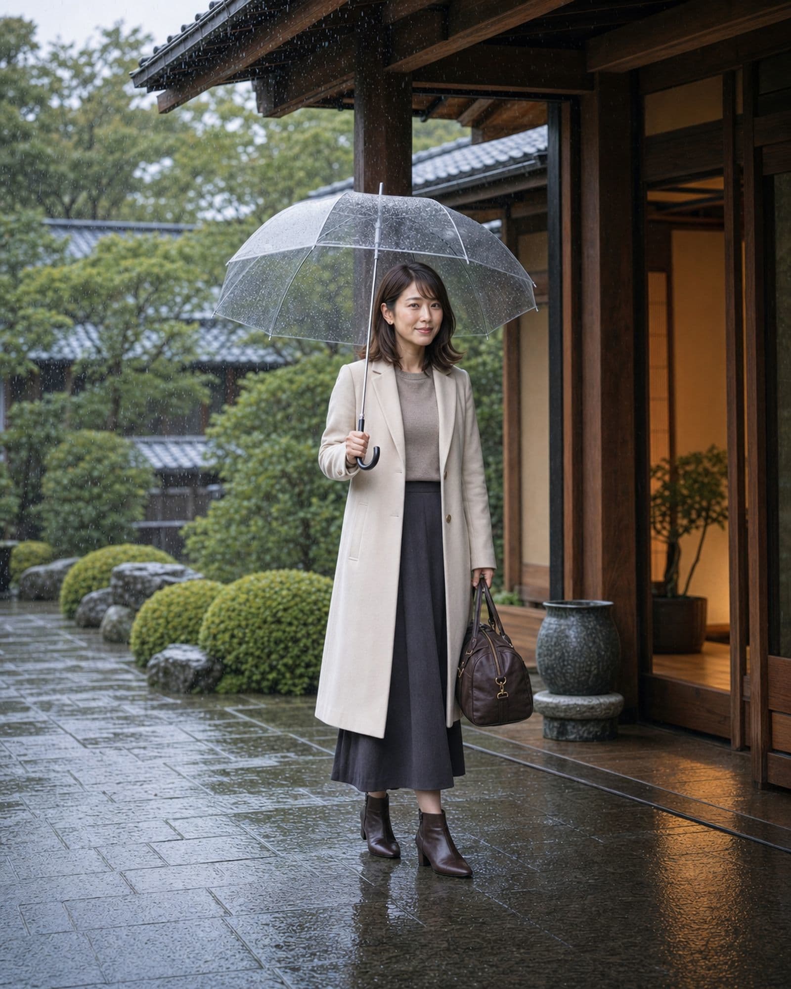 雨の温泉宿で、綾乃と。 サンプル10