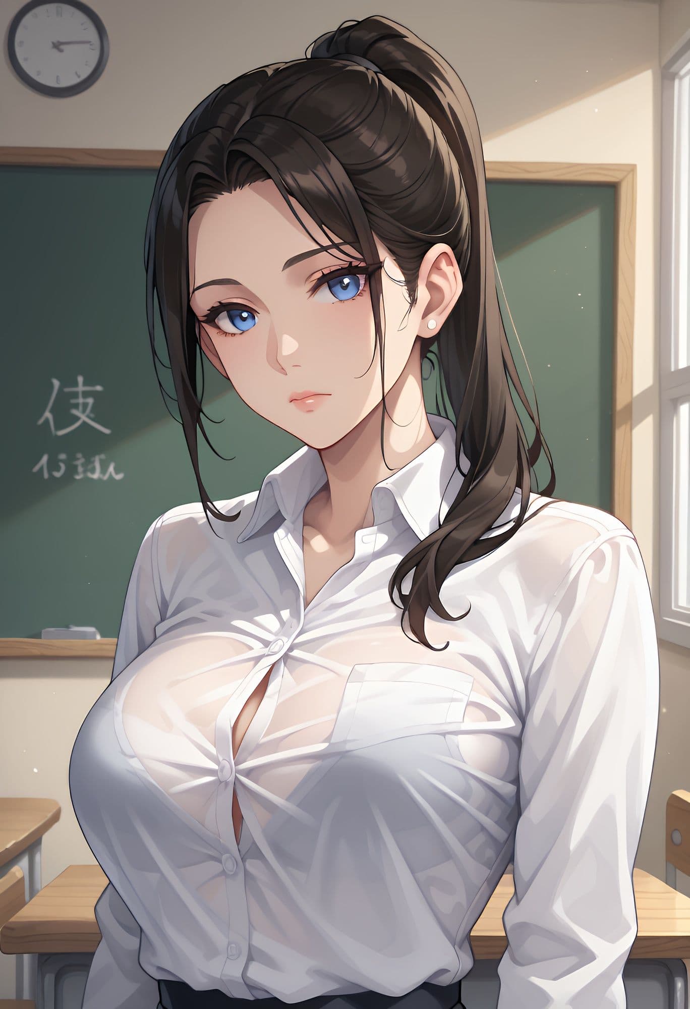 女教師と秘密のセックス〜俺の巨根で巨乳美女に連続中出し サンプル3