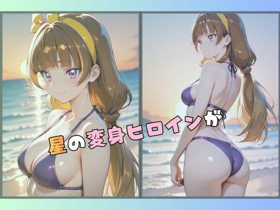 大人になったプリンセス変身ヒロイン、海で愛されスパンキング サンプル1