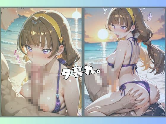 大人になったプリンセス変身ヒロイン、海で愛されスパンキング サンプル5