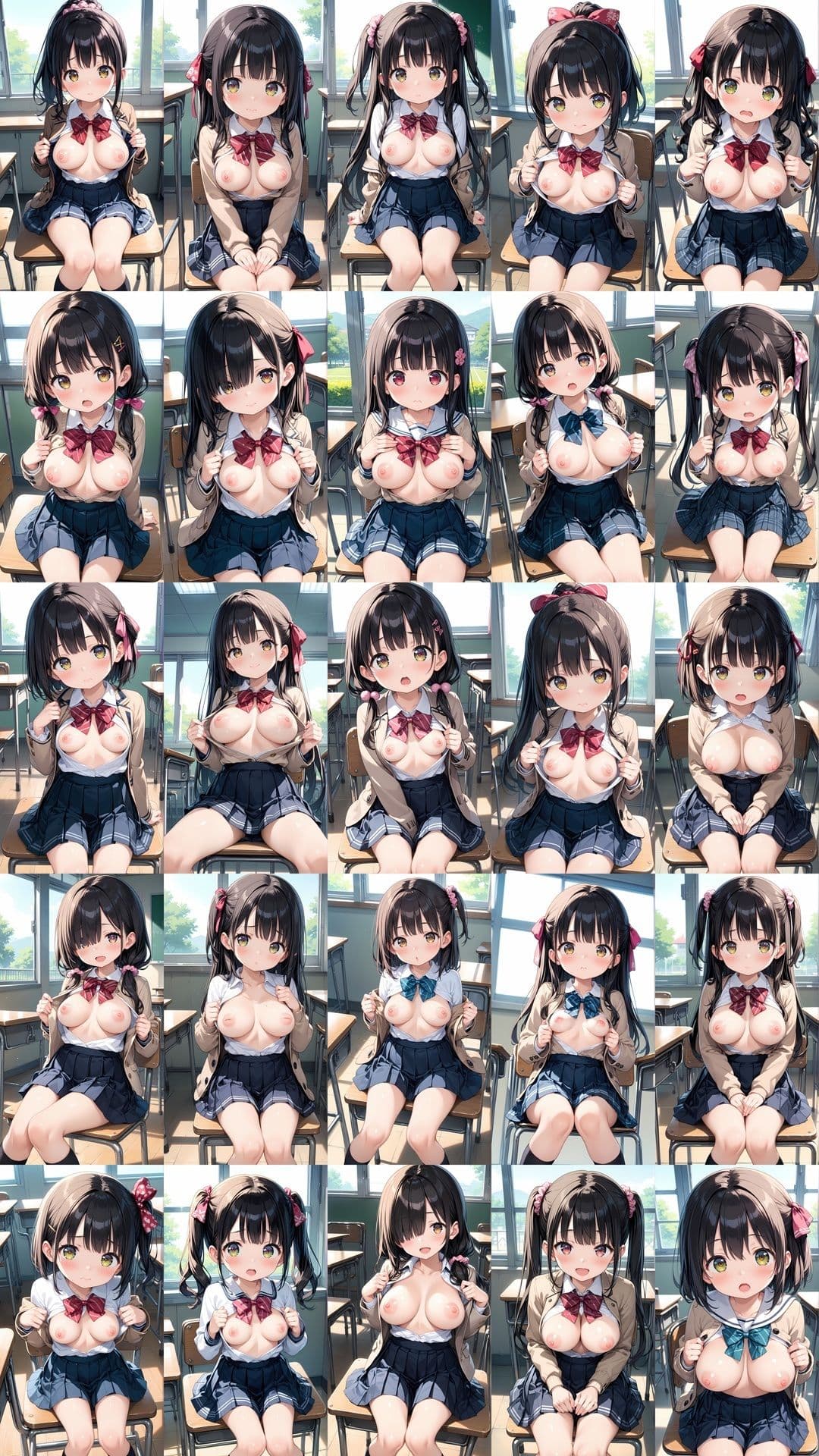 文化祭の展示物 女学生の生乳とまんこ サンプル1