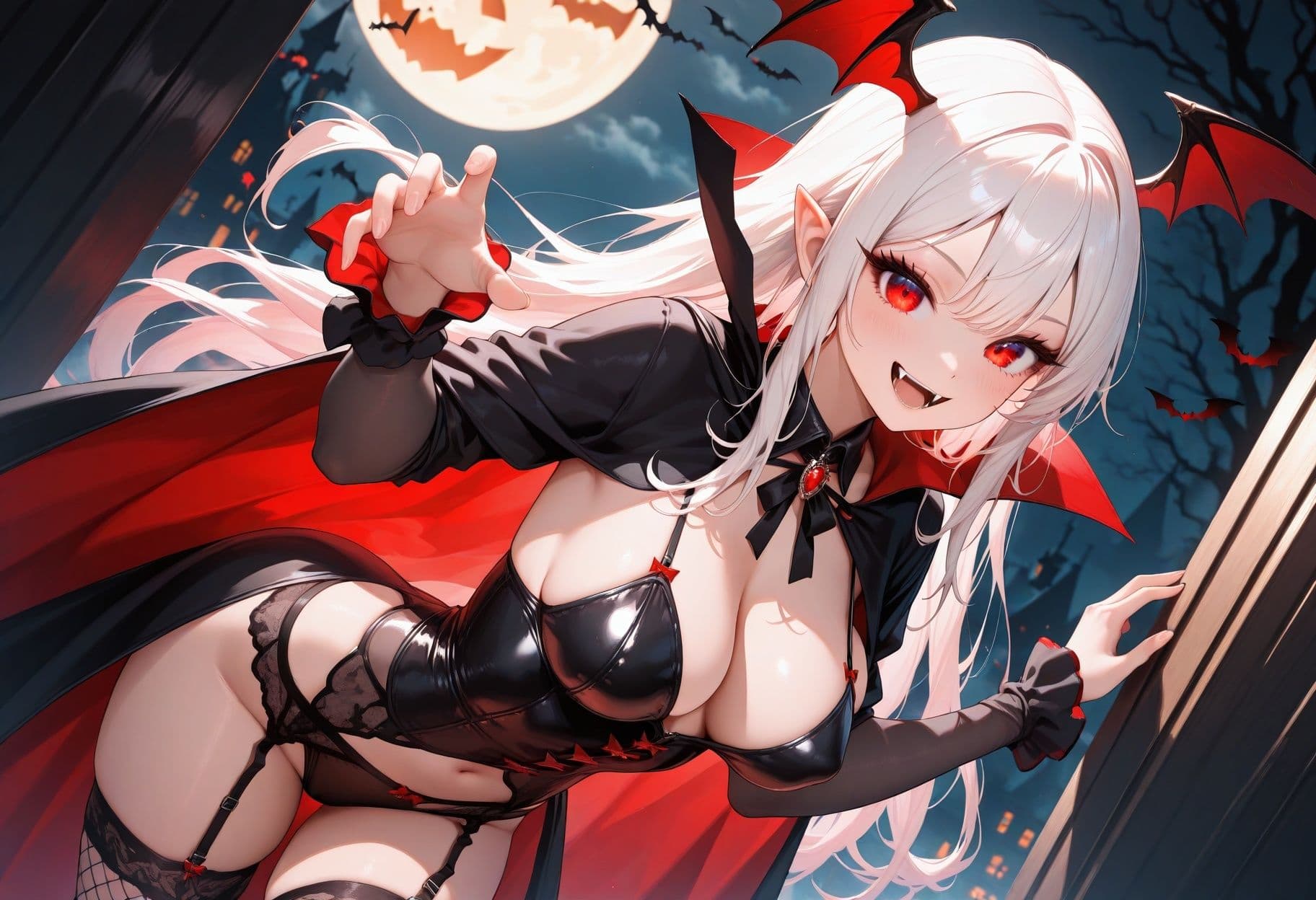 ハロウィン性指導×ヴァンパイア編 〜精液にまみれて絶倫！孕ませ連続絶頂〜 サンプル1