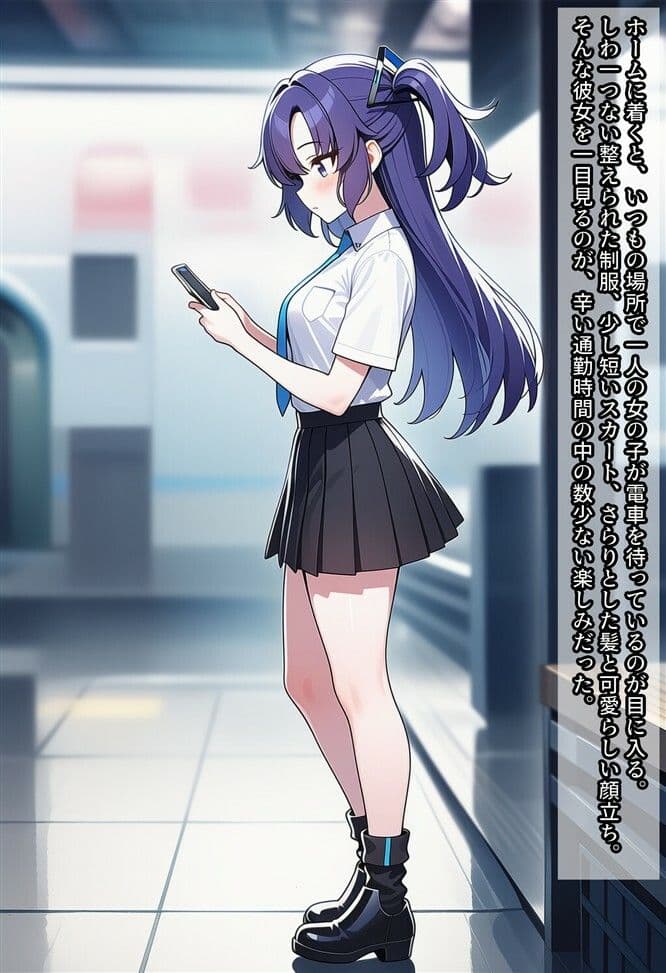 ユウカちゃんを盗撮したり痴○したりする話 サンプル1