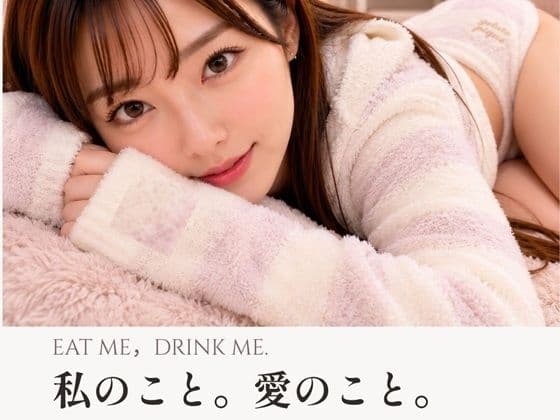 EAT ME， DRINK ME.  私のこと。愛のこと。  モデル 高峰詩織