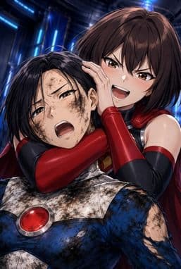 ダークヒロインVSガイアブルー サンプル4