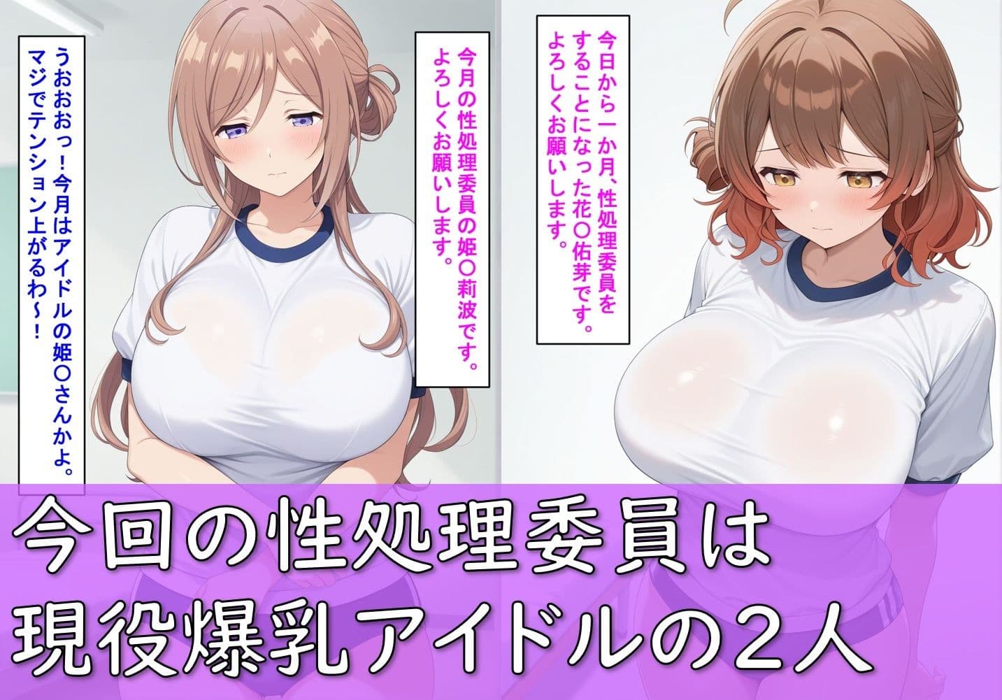 性処理委員_姫〇莉波＆花〇佑芽 サンプル2