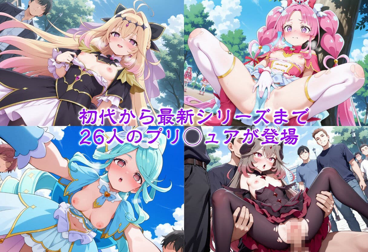 プリ◯ュア敗北操心 サンプル2