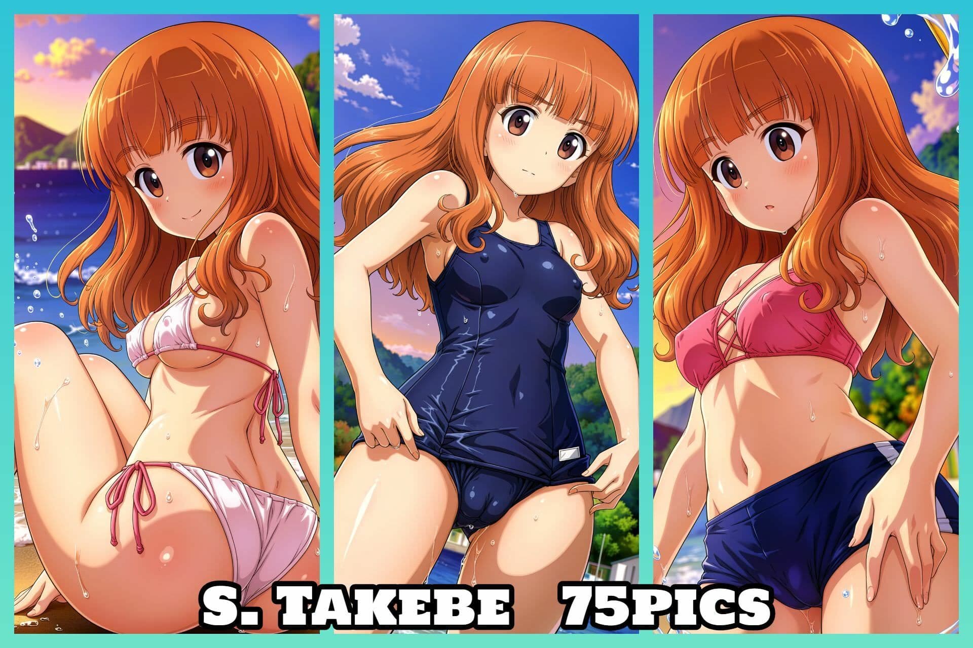 Girls und Swimwear あんこうチーム編 サンプル3