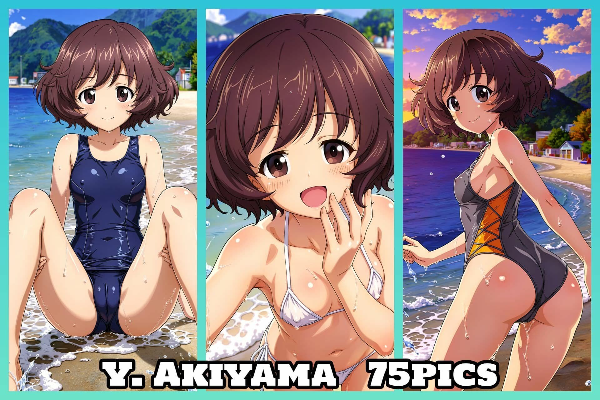 Girls und Swimwear あんこうチーム編 サンプル4