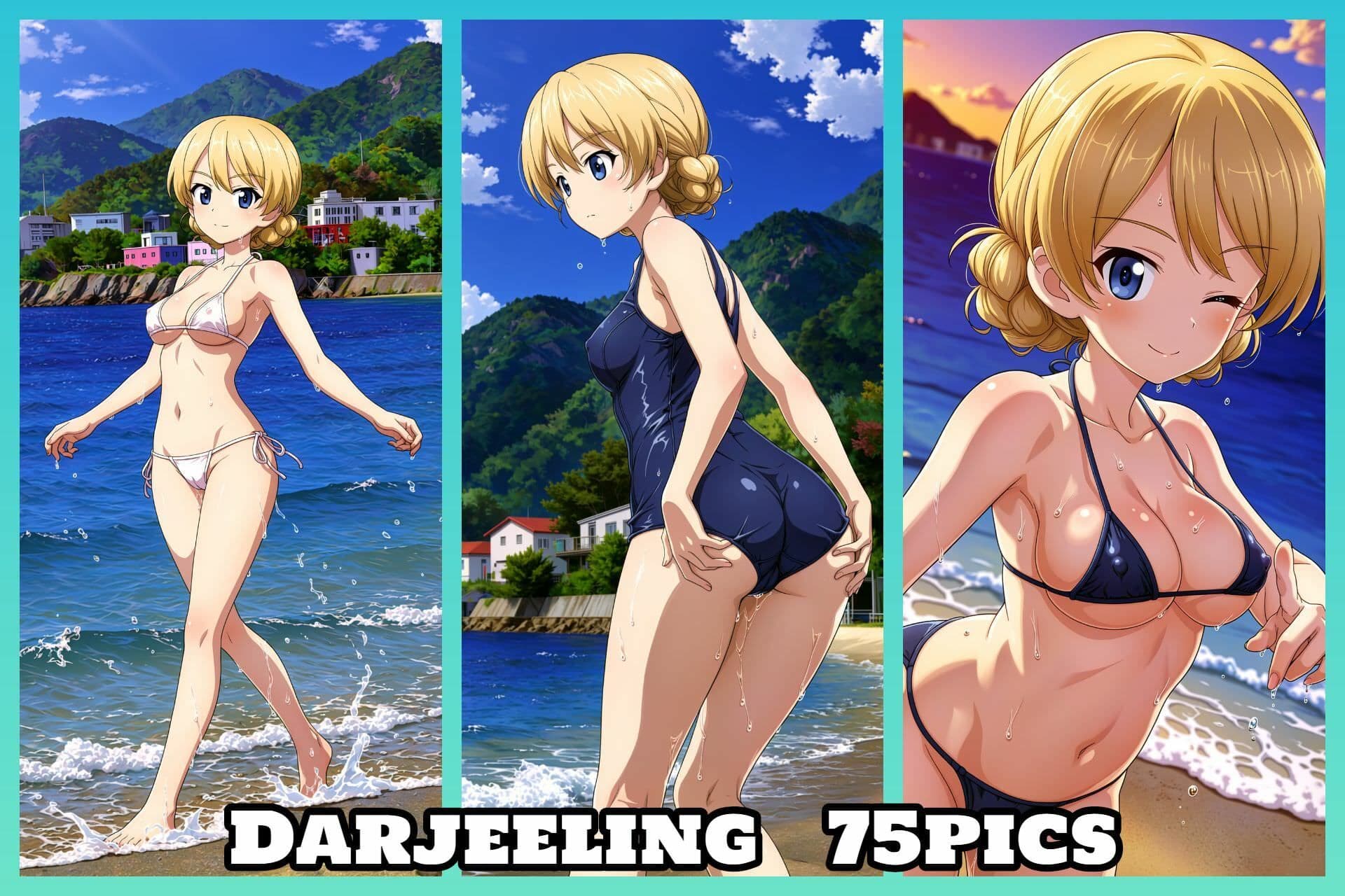 Girls und Swimwear 聖グロリアーナ編 サンプル2