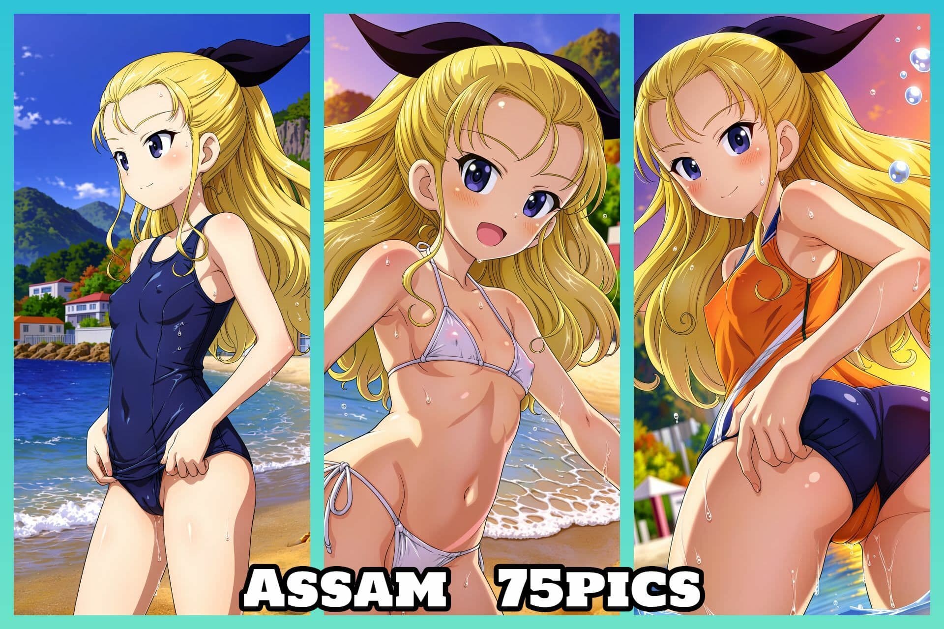 Girls und Swimwear 聖グロリアーナ編 サンプル5