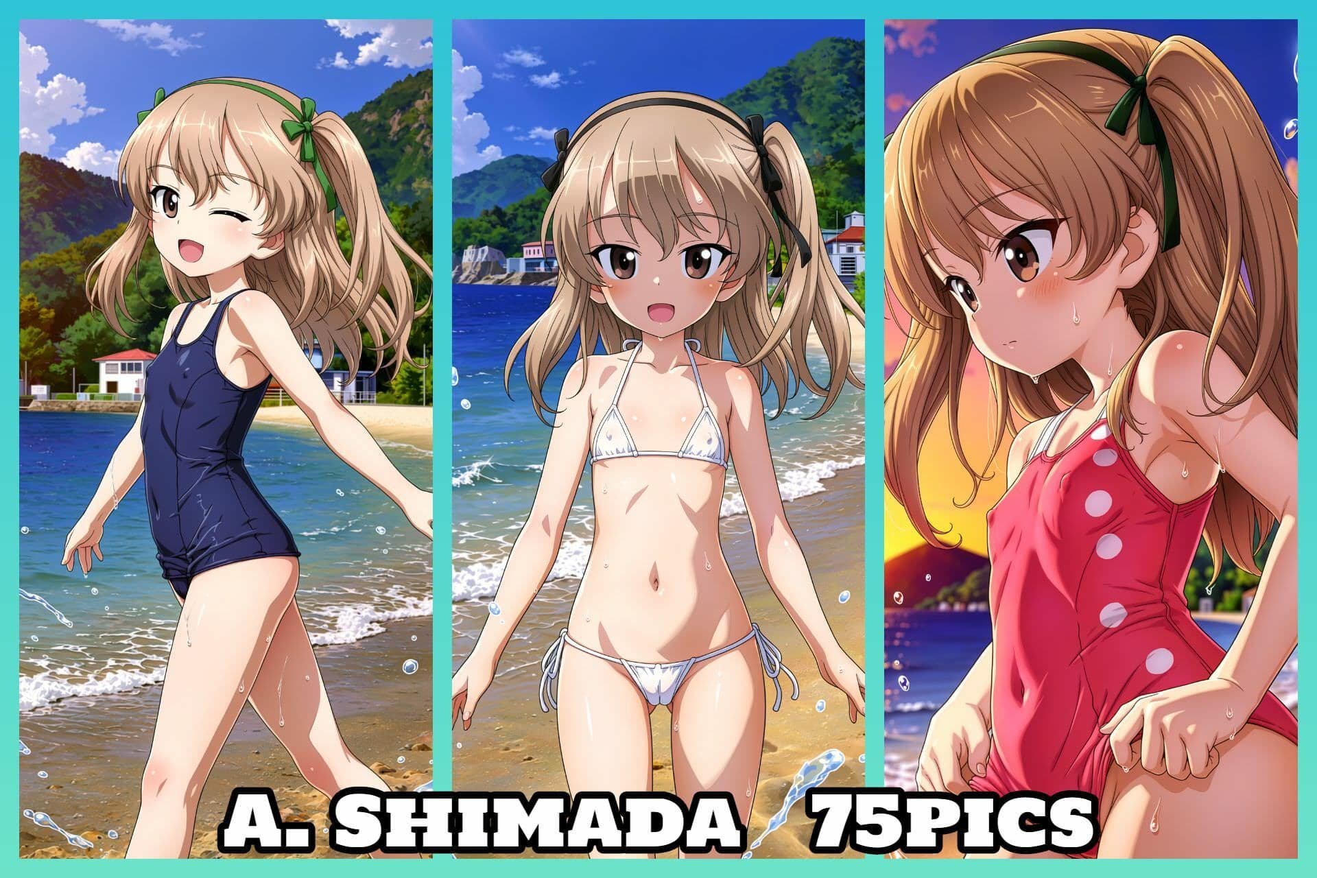 Girls und Swimwear 聖グロリアーナ編 サンプル6