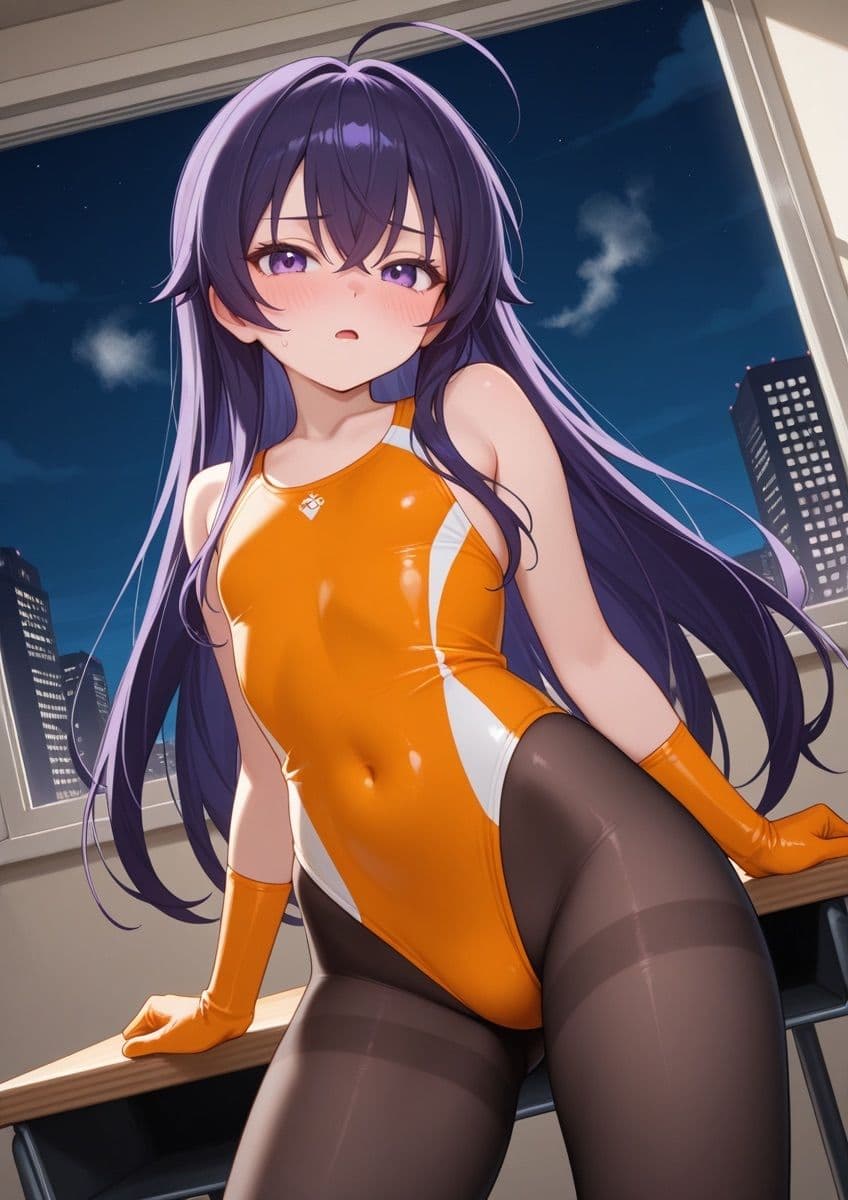 水着タイツの女の子が学校で誘惑するやつ 1 サンプル7