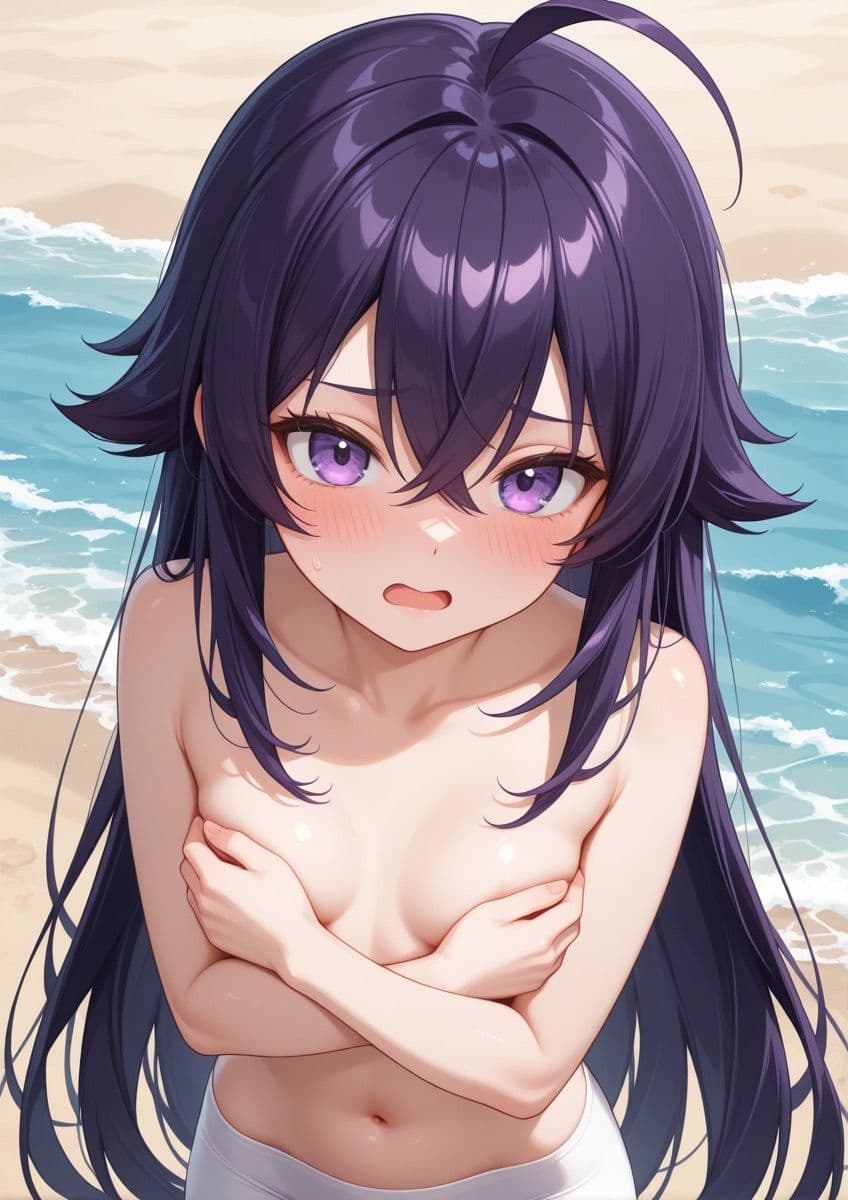 ビーチで女の子が男水着チャレンジするやつ 1 サンプル4