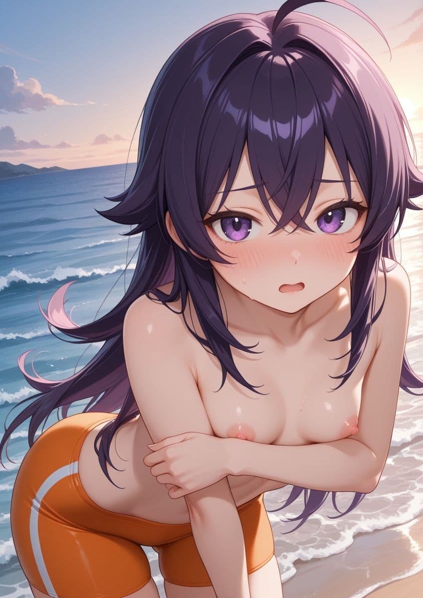 ビーチで女の子が男水着チャレンジするやつ 1 サンプル7