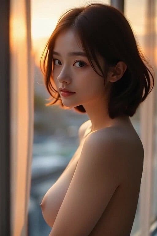 おっぱいを見せる美女04 オリジナルキャラクター トップレス AI生成動画:9分31秒 サンプル2
