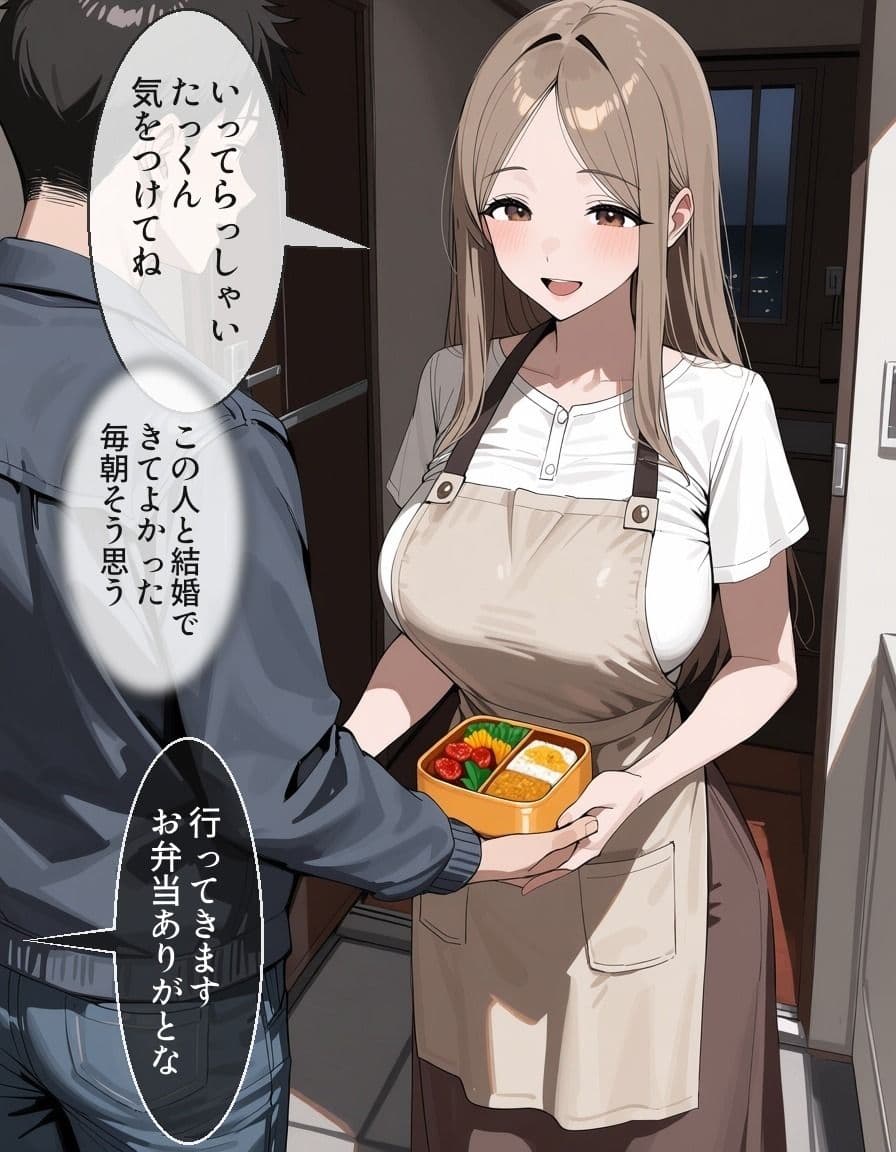 新婚人妻が夫の上司に寝取られ、メス堕ちするまで サンプル1