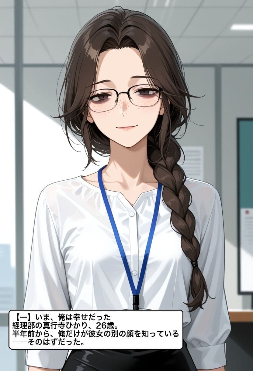 俺だけの女だと思ってた地味な同僚（26）が、デブでゲスな上司たちに三年前からNTRされてた話 サンプル1