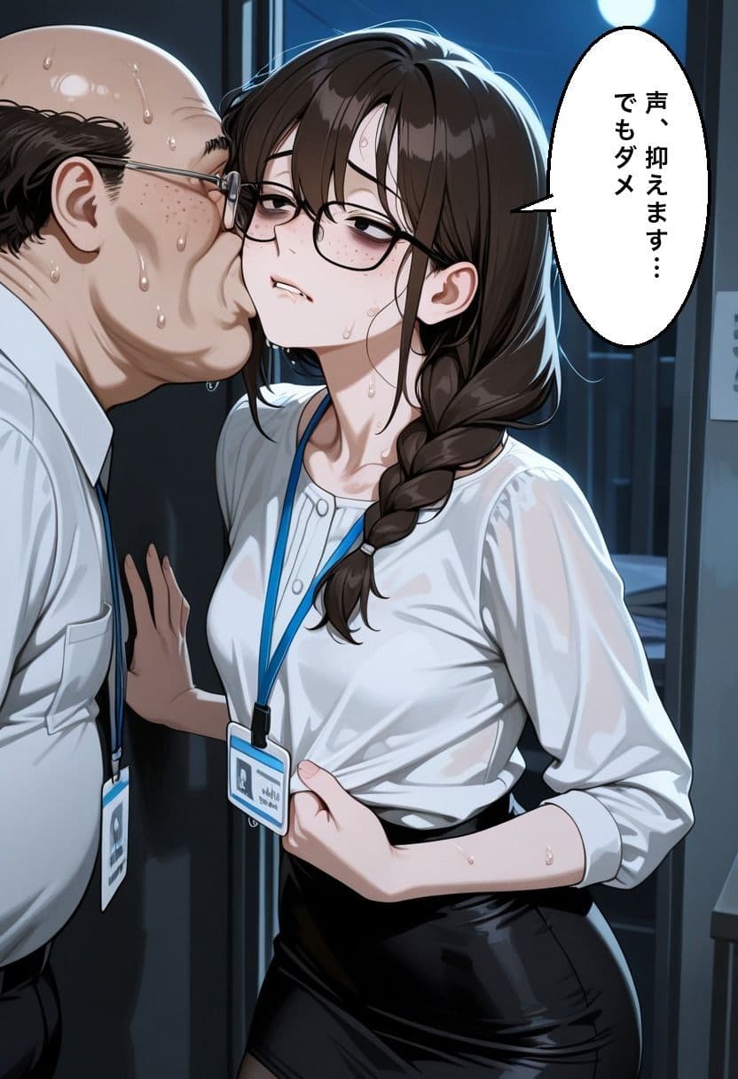 俺だけの女だと思ってた地味な同僚（26）が、デブでゲスな上司たちに三年前からNTRされてた話 サンプル3