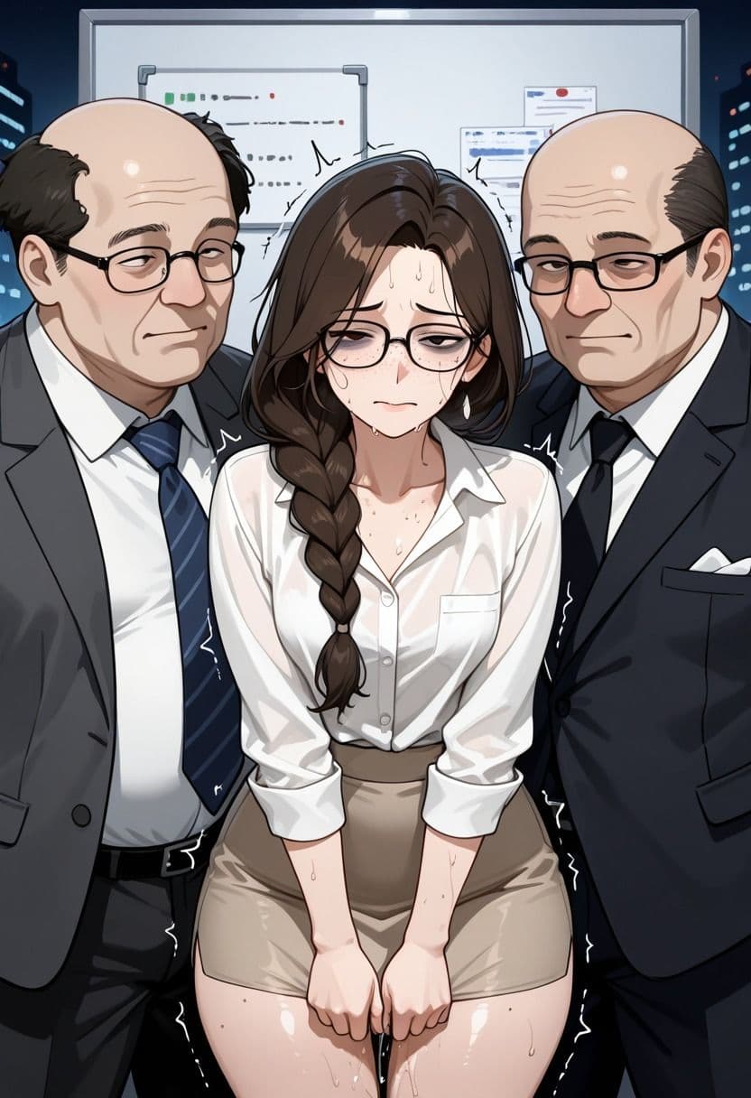 俺だけの女だと思ってた地味な同僚（26）が、デブでゲスな上司たちに三年前からNTRされてた話 サンプル4
