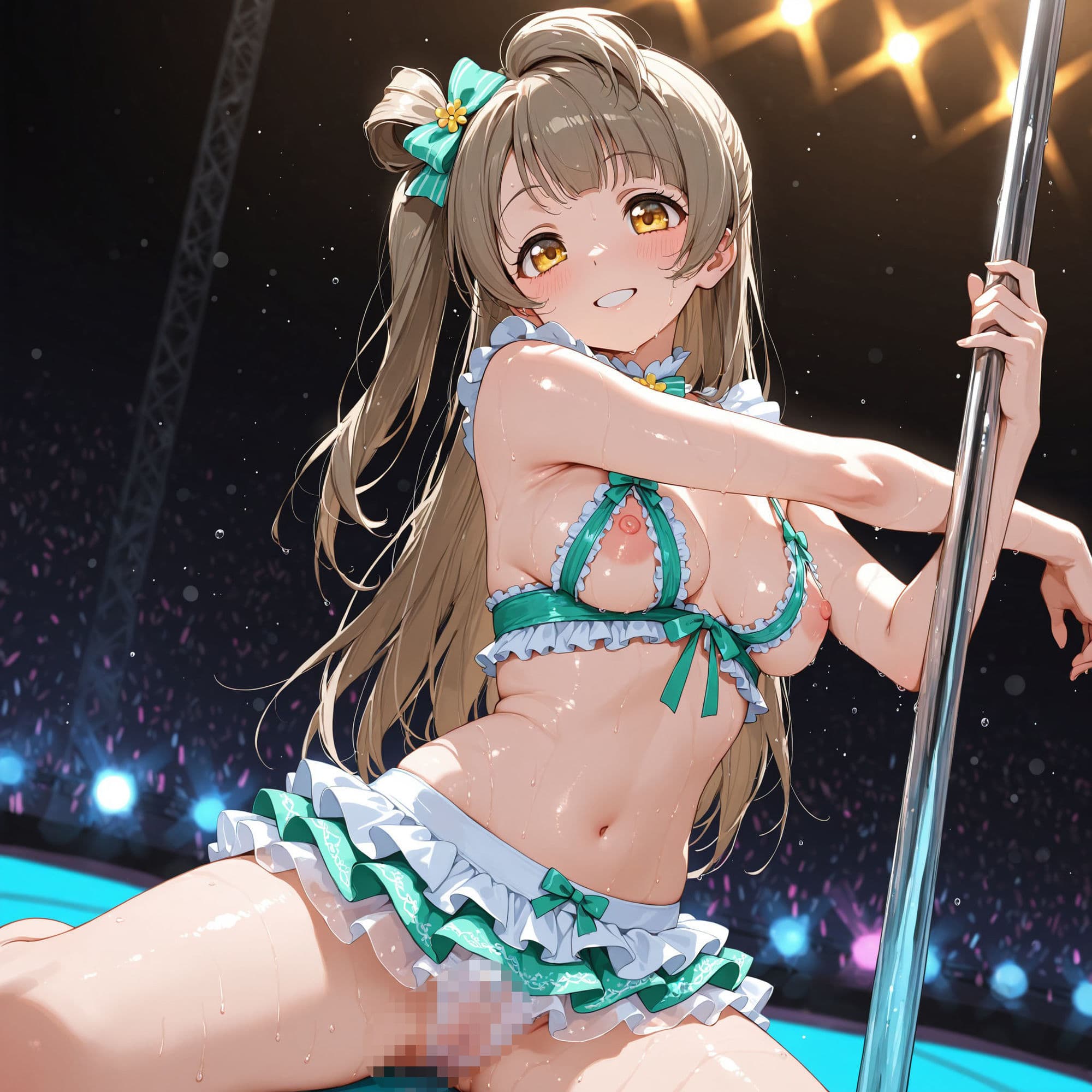恥ジライブ！！ ポールダンス 穂○果・絵○・こ○り サンプル8