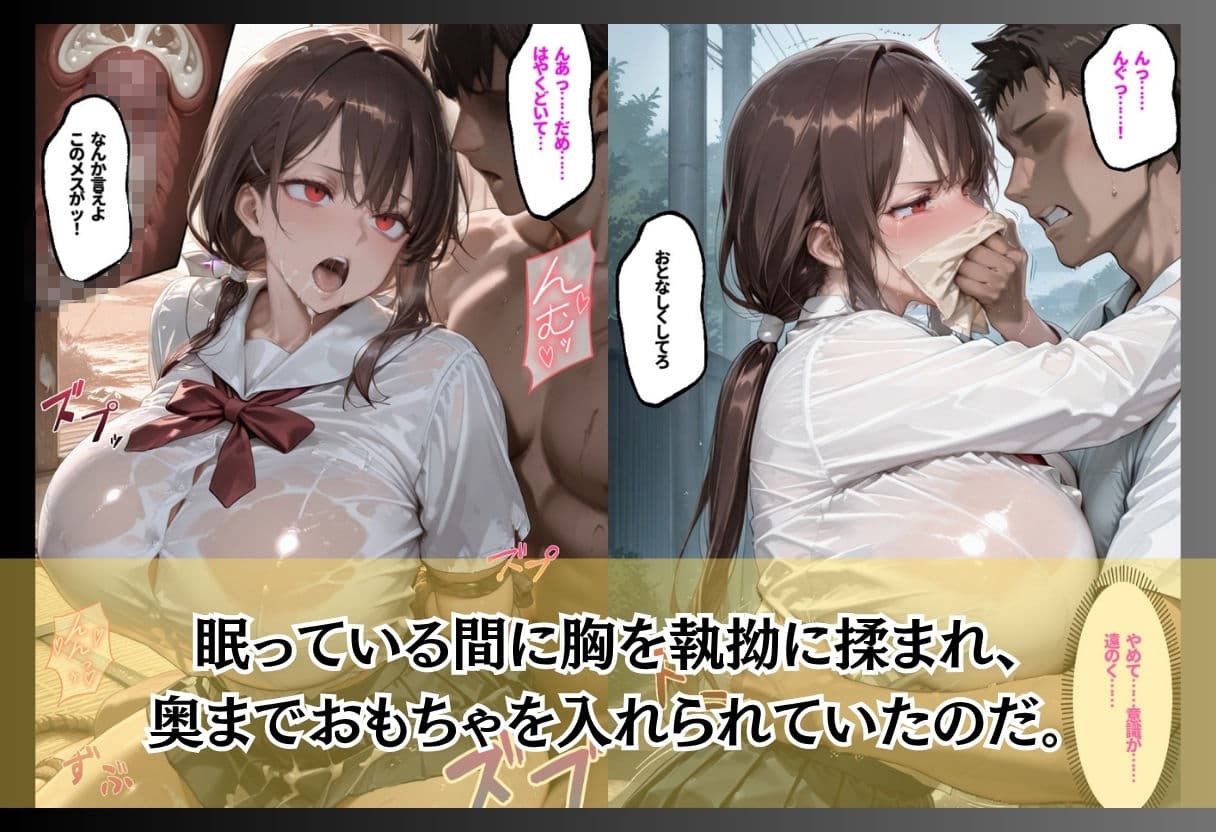 痴●魔の襲撃で眠らされた女たち サンプル4