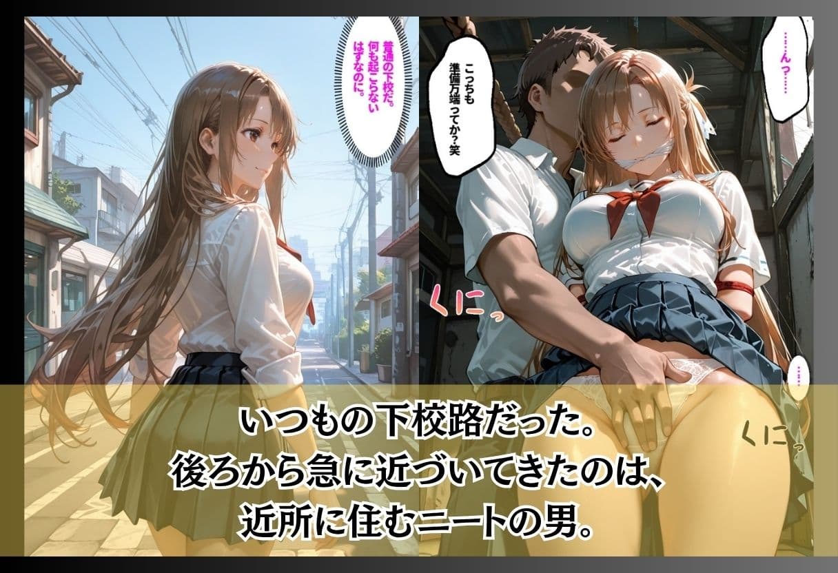 帰宅中に襲われ気づいた時にはもおすでに サンプル1