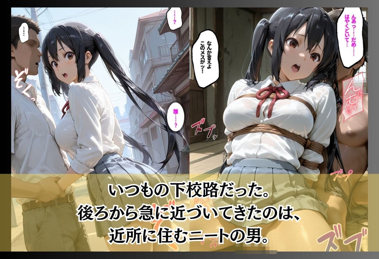 催●薬を染み込ませたハンカチで痴●魔に襲われる サンプル1