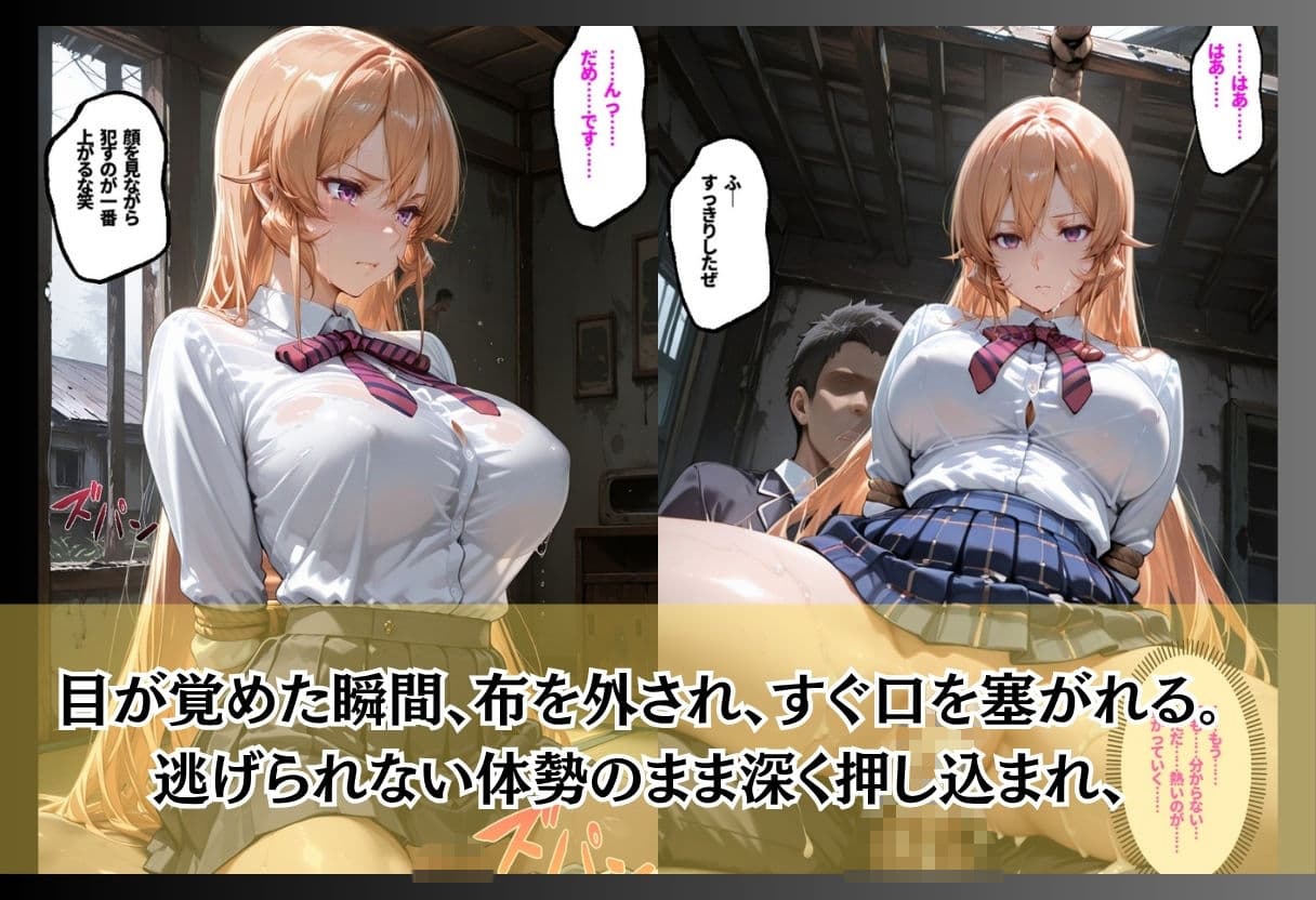 催●薬を染み込ませたハンカチで痴●魔に襲われる サンプル5