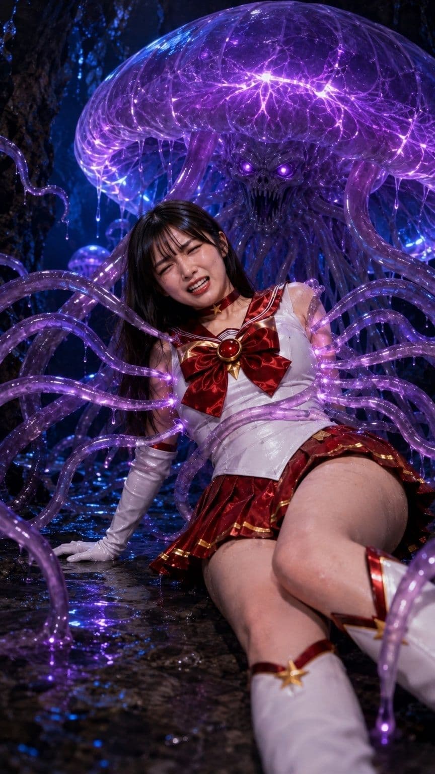 特撮ヒロイン絶体絶命！〜クラゲ怪人の触手地獄〜 サンプル3