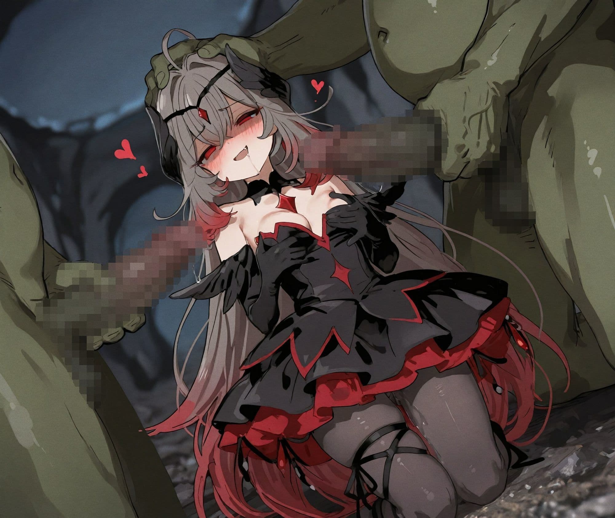 【森亜るるか】 淫獄陥落悪堕 〜純潔の魔法少女がオークの肉便器へと堕ちる二段変身レ●プ〜 サンプル7