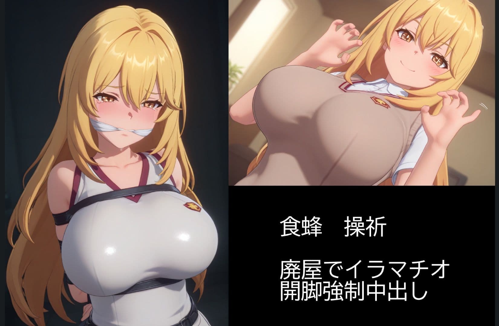 【4K高画質】巨乳キャラ強●爆乳化&凌●(ToL〇VEる、ブルアカetc..)【70分越え超ボリューム】 サンプル9