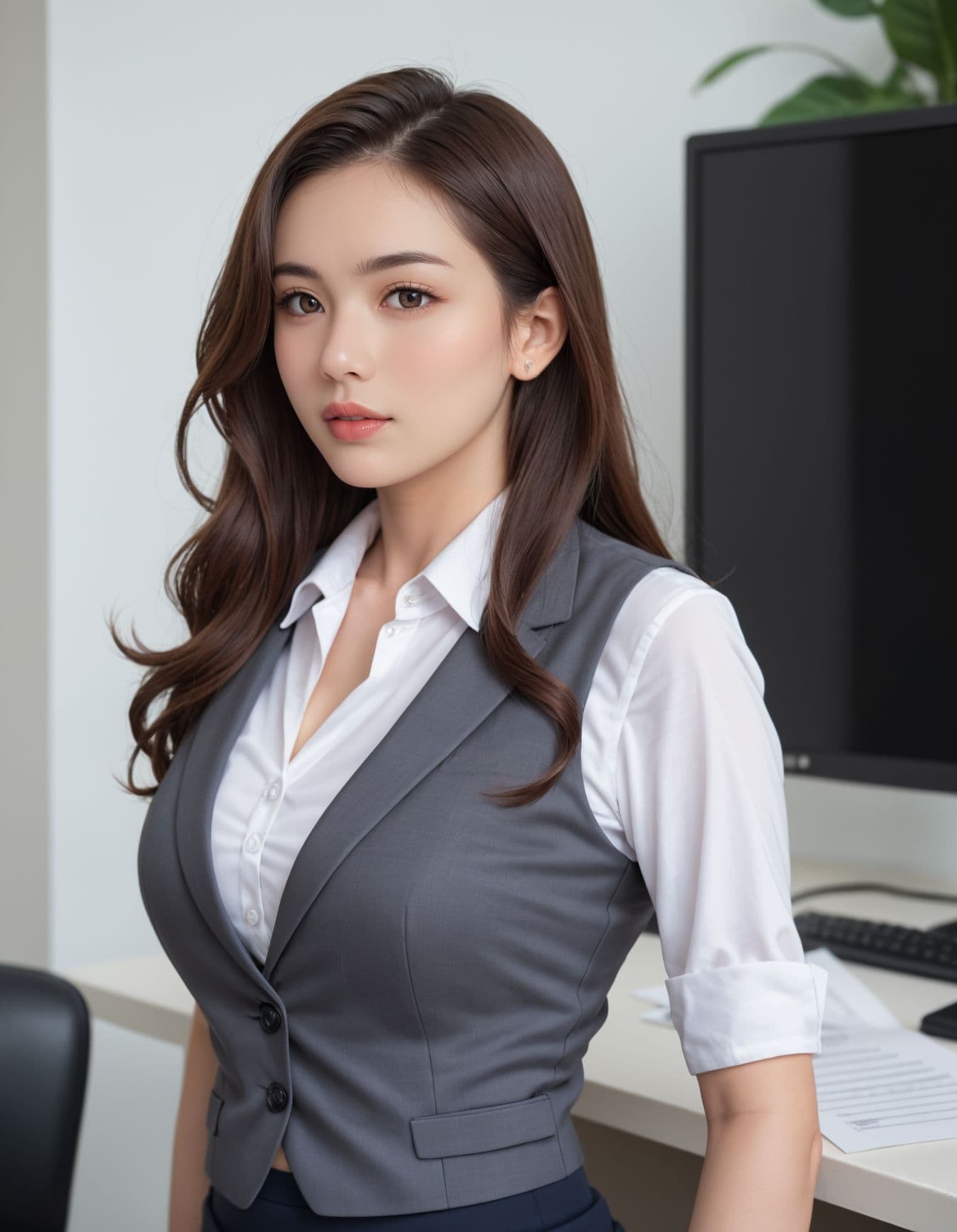 丸の内で働くマジメな黒髪OLさん 企業戦士（オジ）のスッキリ用員説 サンプル2