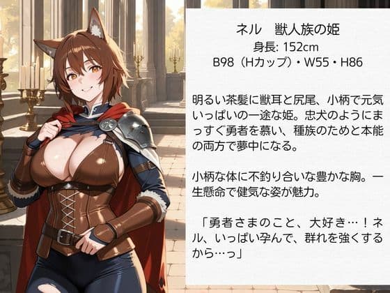異世界孕ませ勇者【ダンジョン編】〜滅びの世界を救う種付けの使命〜エルフ・魔族・獣人の姫に子種を注ぐ サンプル3