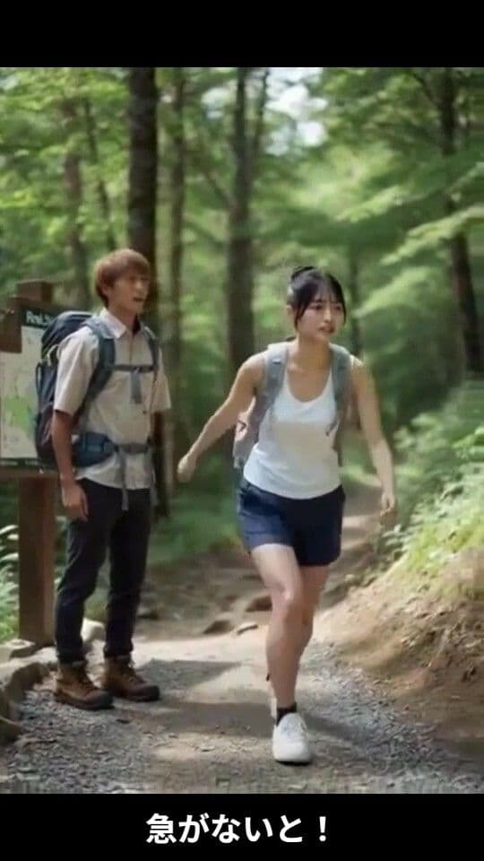 山登り  〜トイレ我慢下山〜 サンプル9