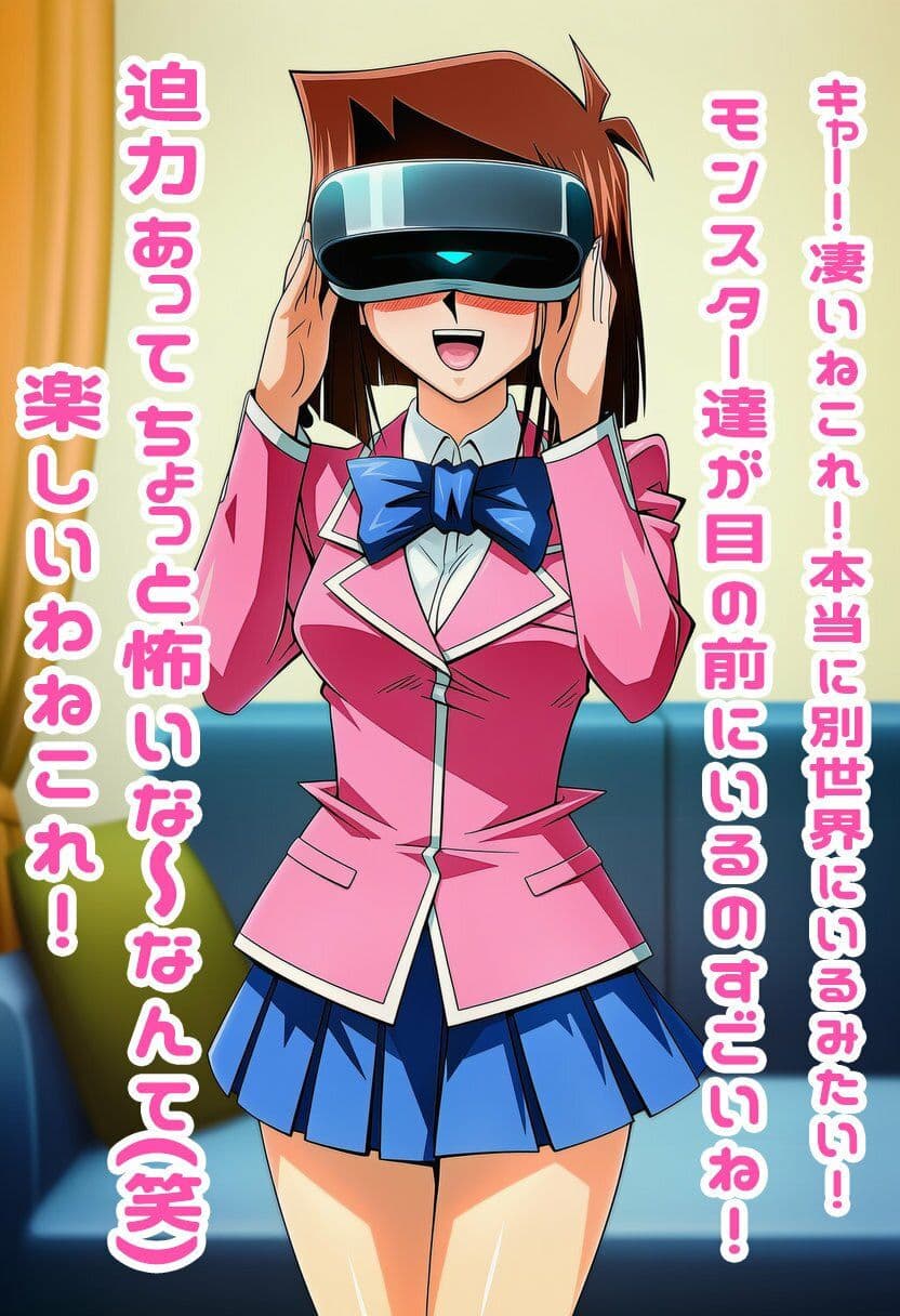 真崎杏子ちゃんがVR中にパンチラ盗撮されまくる サンプル4