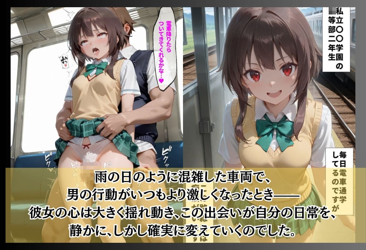 通学電車の痴●が日常になったJK/初めて部屋に招いた無口な彼女/大金のために始めた「なんでもアリ」  普通だった女の子が変わっていく瞬間3本 サンプル3