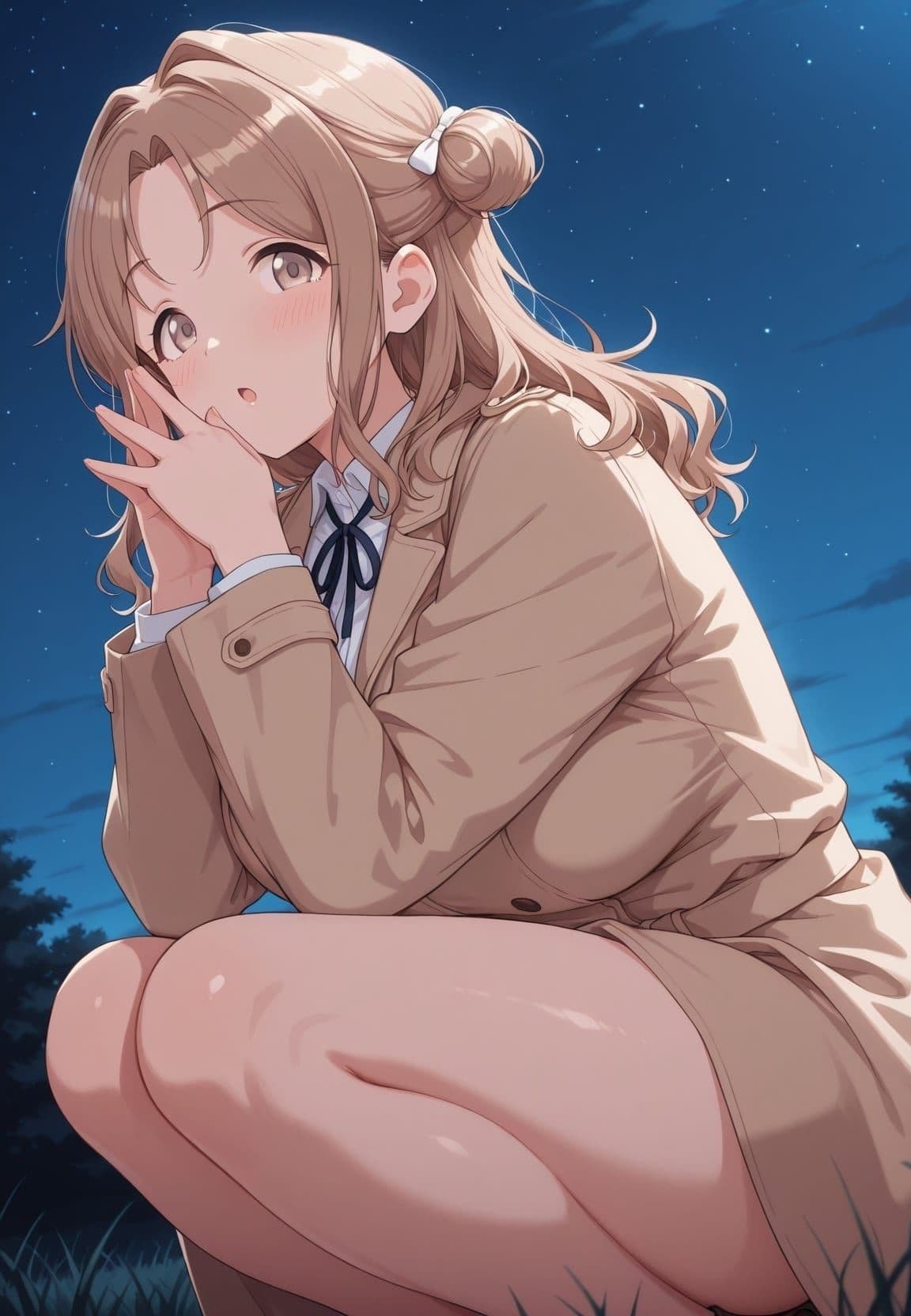 やだぁぁ…！！ 見られてるのにイッちゃう…！！ 俺の彼女は露出狂 ア〇ドルマスター No.5 サンプル4